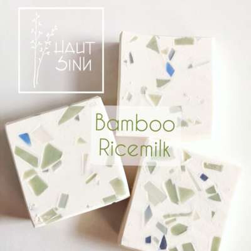 Bamboo Ricemilk Terrazzo Seife