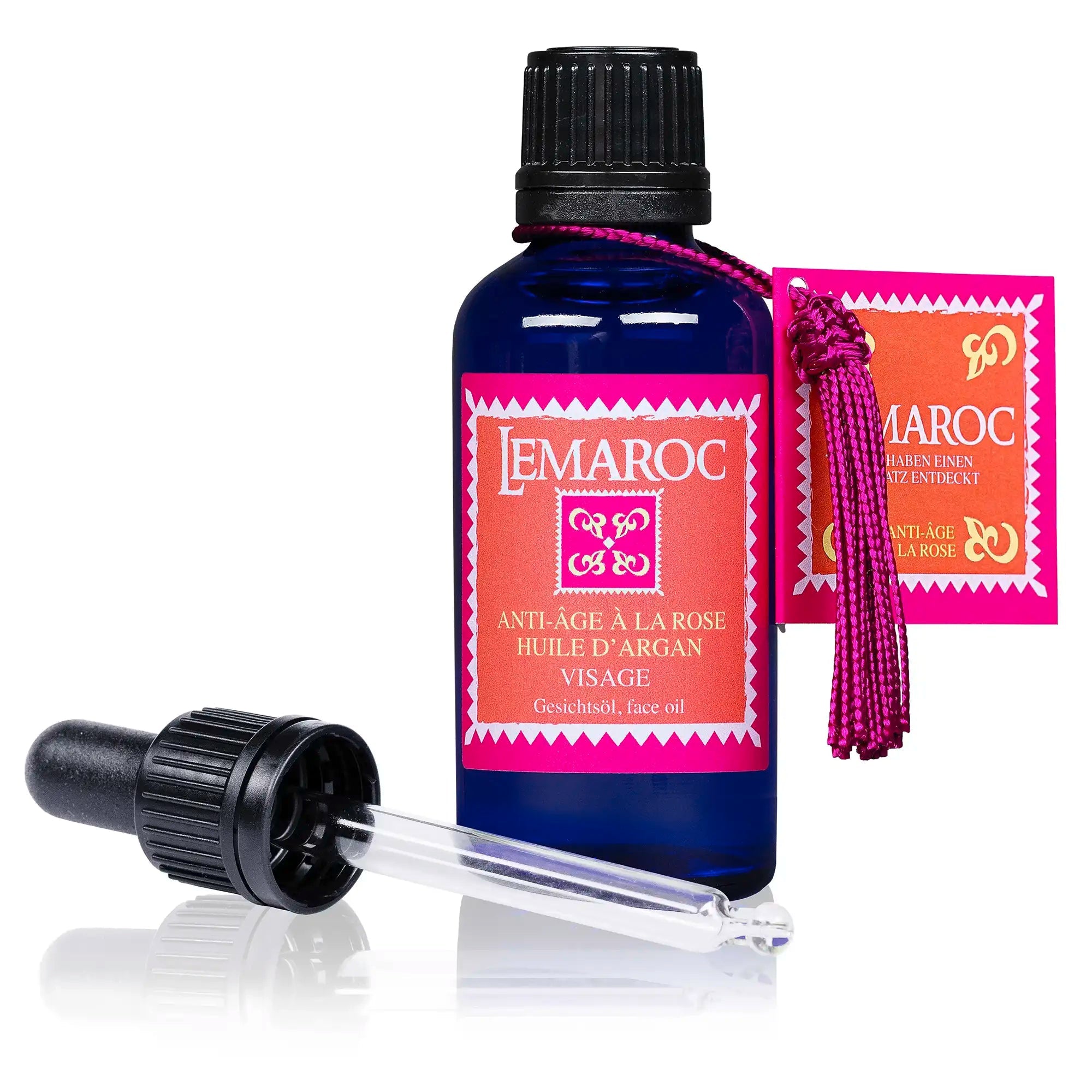 Argan-Gesichtsöl Anti-áge á la rose 50ml Le Maroc